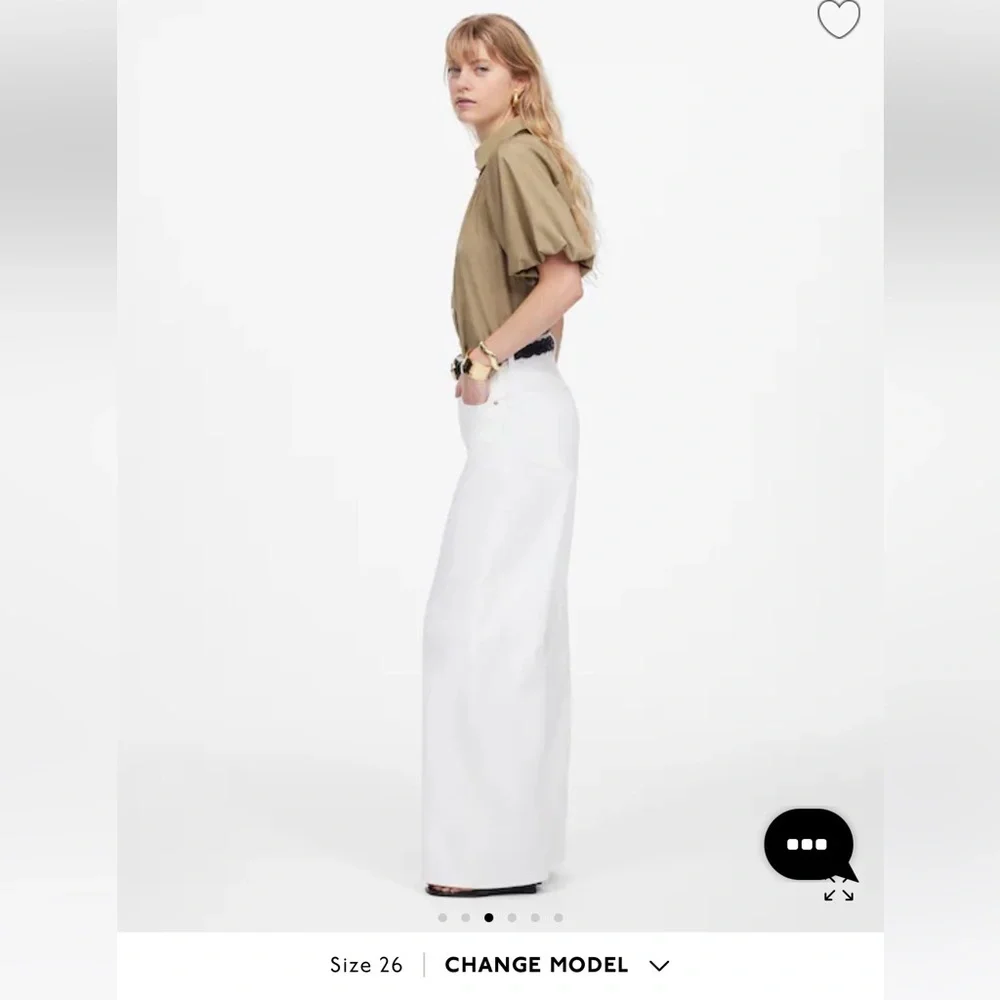 Madewell Superwide-Leg Jeans: Airy Denim Edition Size 24 NWT - Picture 3 of 7